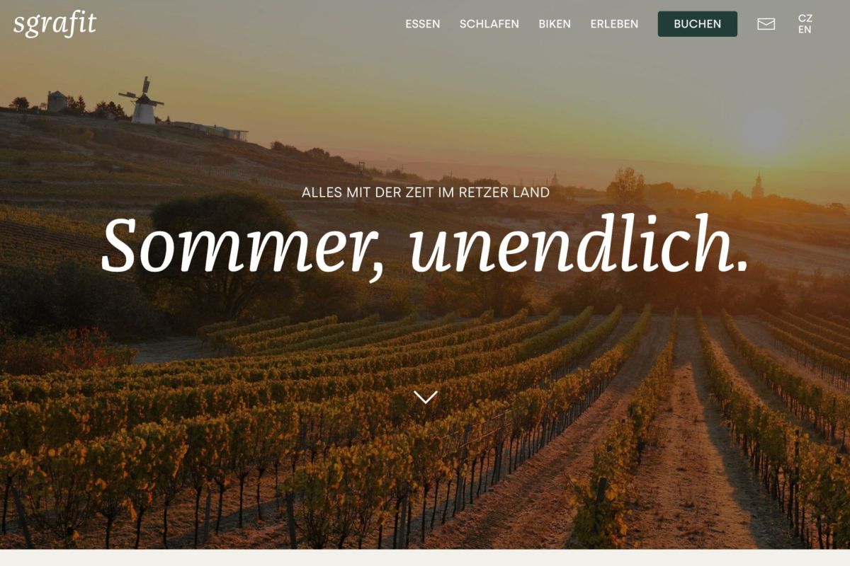 Webseite sgrafit Hotel