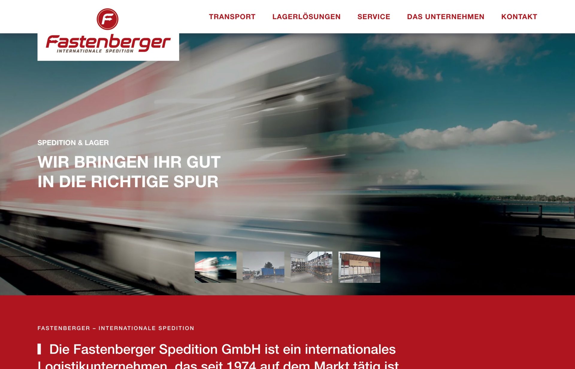 Webseite Fastenberger GmbH