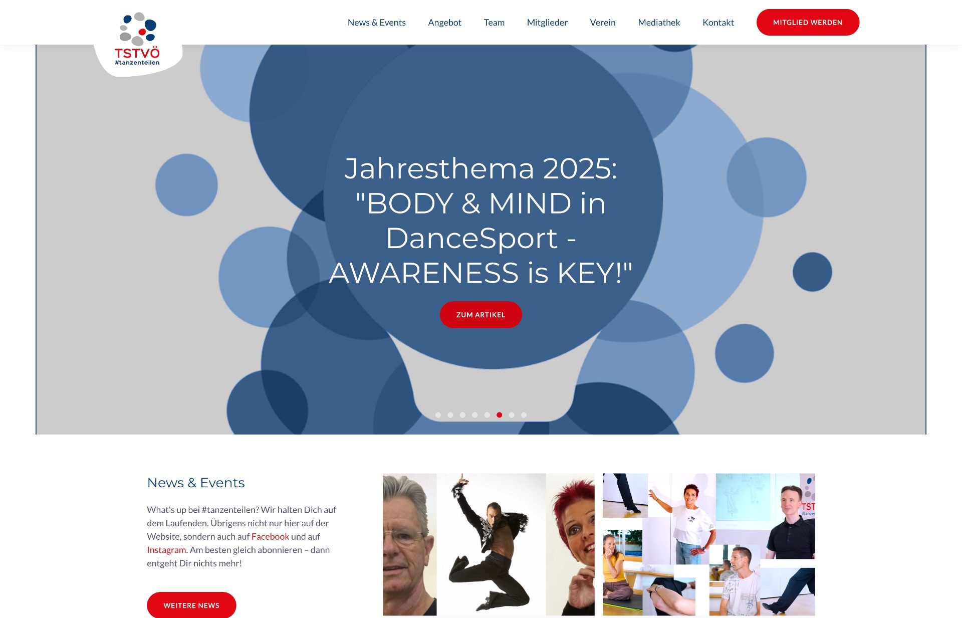 Webseite: tanzenteilen.at