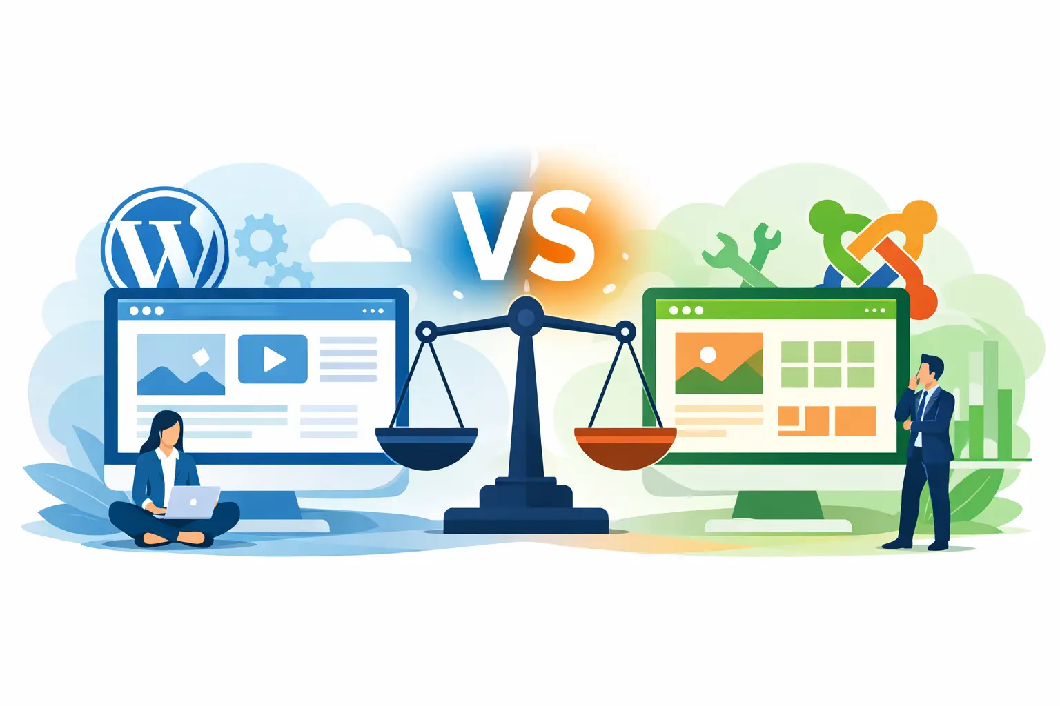 WordPress oder Joomla für Firmenwebsites?